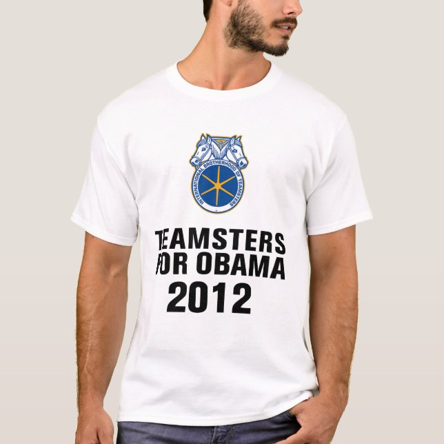 Teamsters For Obama T-Shirt (Front)