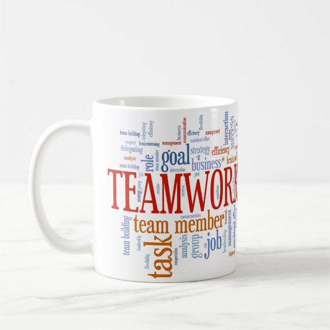 TEAMWORK COFFEE MUG (Left)