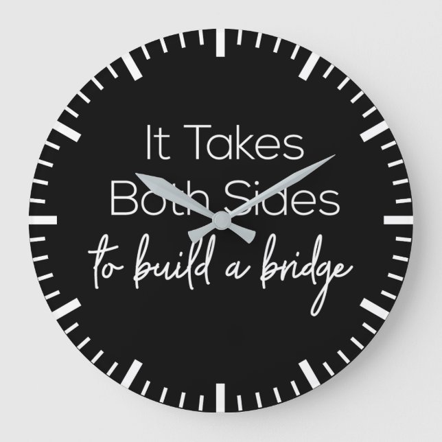 Teamwork Corporation Motivational Large Clock (Front)