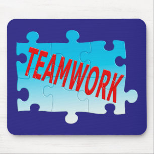 Teamwork Jigsaw Puzzle Mouse Pad