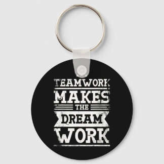 Teamwork Makes The Dream Work Design For A Lacross Keychain