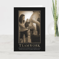 Teamwork Motivational Card