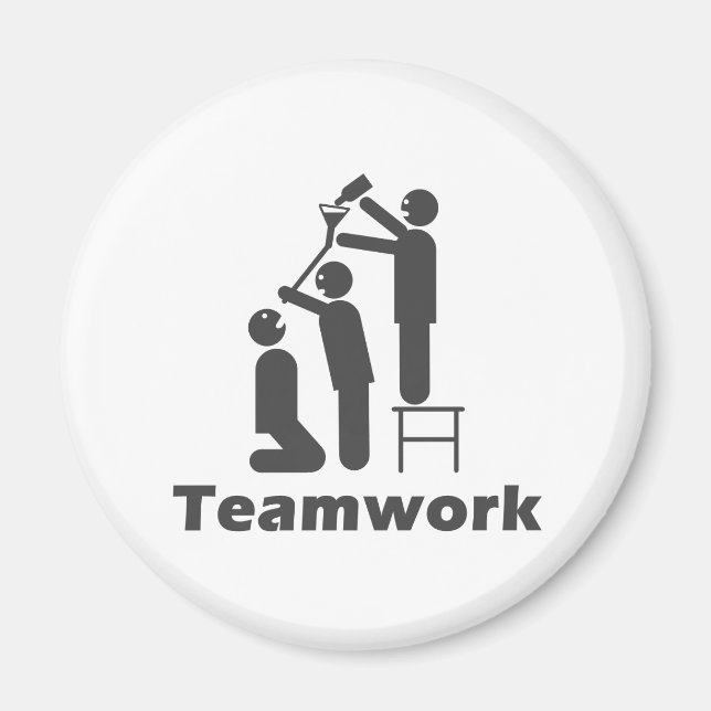 Teamwork - Motivational Merchandise Magnet (Front)