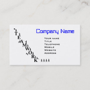 Teamwork Mountain Business Card