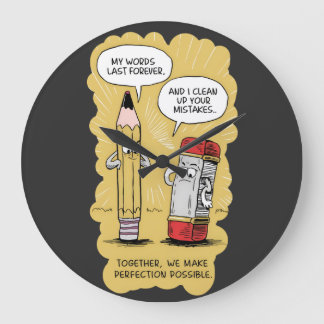 Teamwork Triumph Large Clock