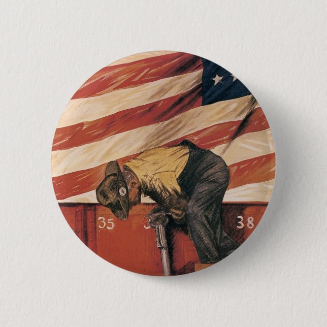 Teamwork Wins 2 Inch Round Button (Front)