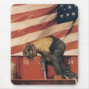 Teamwork Wins Mouse Pad