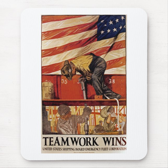 TeamWork Wins Mouse Pad (Front)