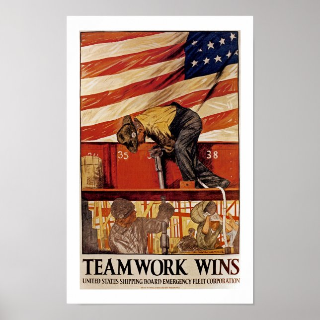 TeamWork Wins Poster (Front)