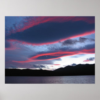 TeAnau Sunset Poster