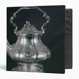 Teapot and kettle with lampstand and burner binder
