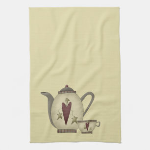Teapot and Teacup Kitchen Towel