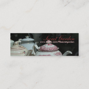 Teapot anglais vintage Carte de visite 1