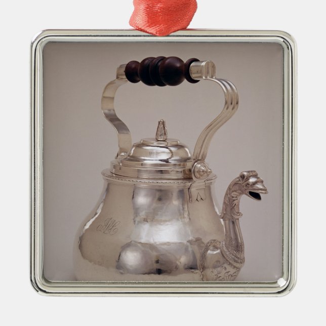 Teapot, c.1765 metal ornament (Front)