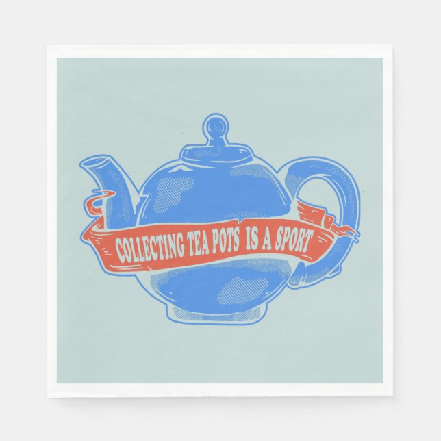 Teapot Collecting teapots Napkin (Front)