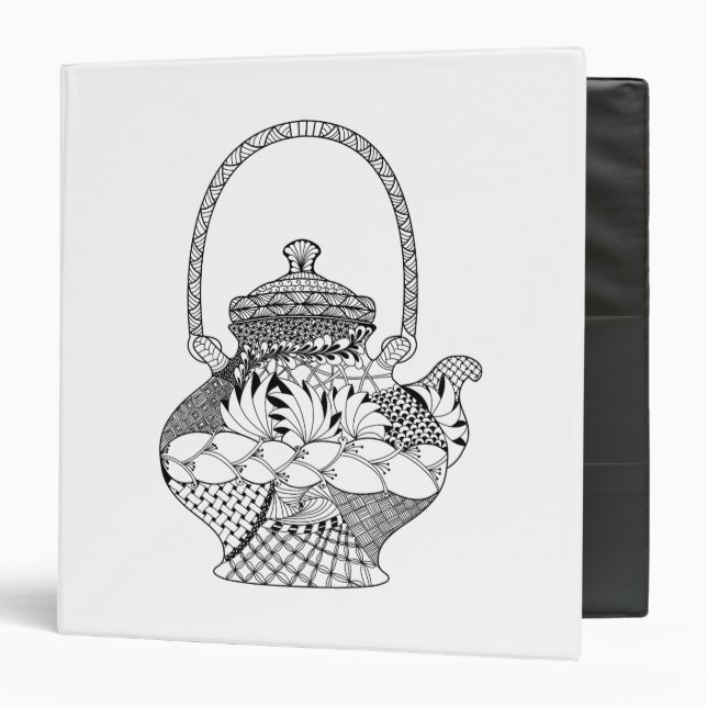 Teapot Doodle Binder (Front/Inside)