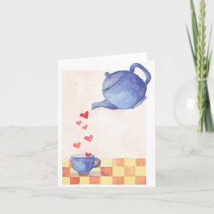 Teapot Love - Carte Note