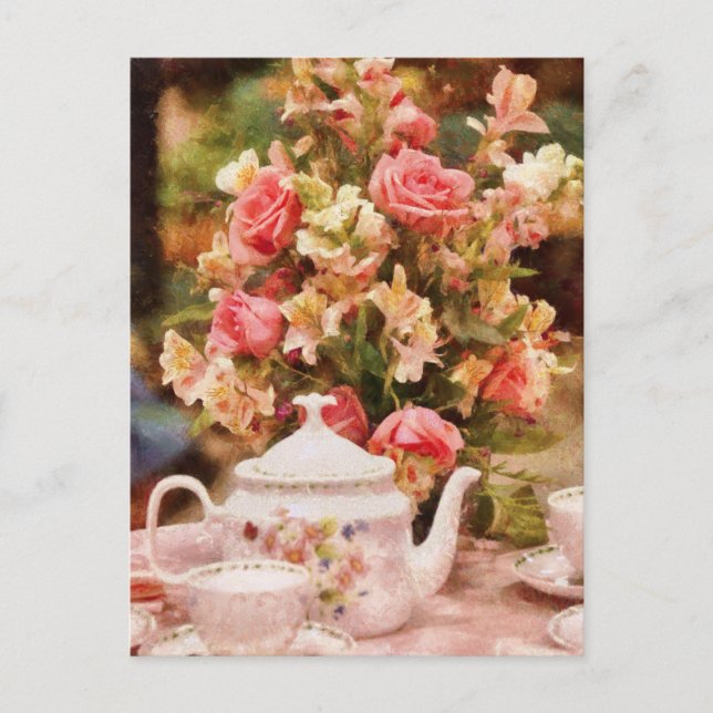 Teapot - More tea Milady Postcard (Front)