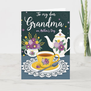 Teapot Mothers Day Thanks Card