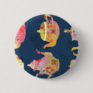 Teapot obsession 2 inch round button