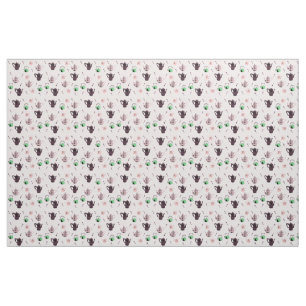 Teapot pattern fabric