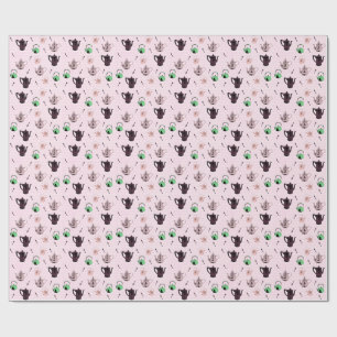 Teapot pattern wraping paper
