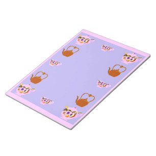 Teapot, Teaup Et Bloc-Notes Teakettle