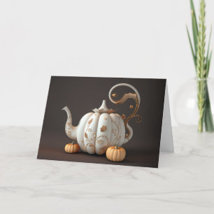 Teapot Thanksgiving Card