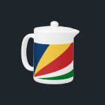 Teapot with Seychelles Colours Design<br><div class="desc">Add a vibrant touch to your tea time with this elegant teapot featuring a Seychelles Colours design! Crafted with attention to detail, this teapot is more than just a functional kitchen item—it’s a statement of style and cultural expression. The bold Seychelles-inspired colours create a striking and modern aesthetic, making it...</div>