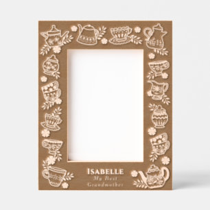 Teapots and Cups  Etched Frames