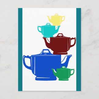 Teapots - Cartes postales