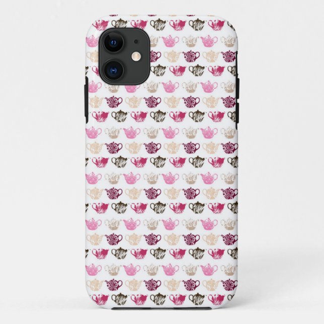 Teapots Case-Mate iPhone Case (Back)
