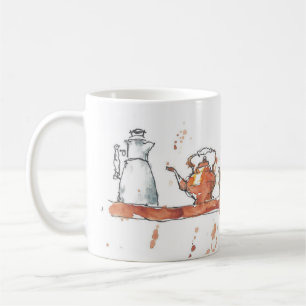 Teapots on a mug