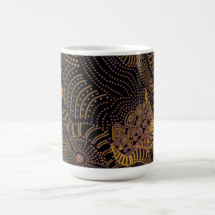 Tear Across Dotted Line - Aboriginal Graphic Magic Mug