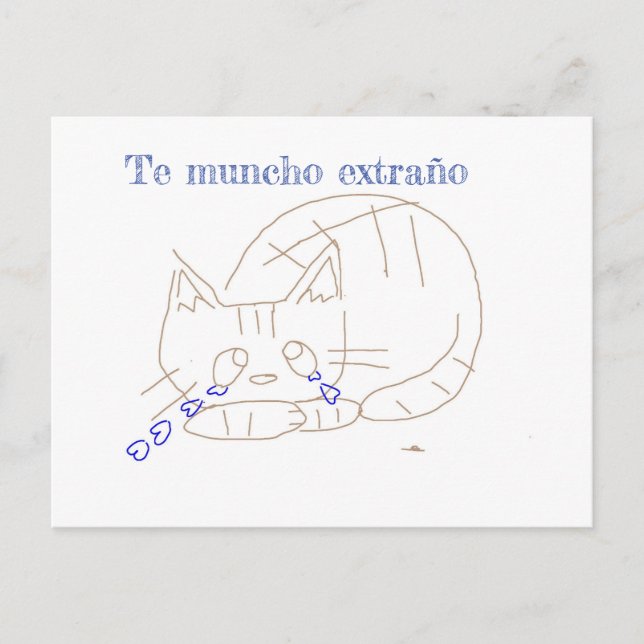 tear cat card (Front)