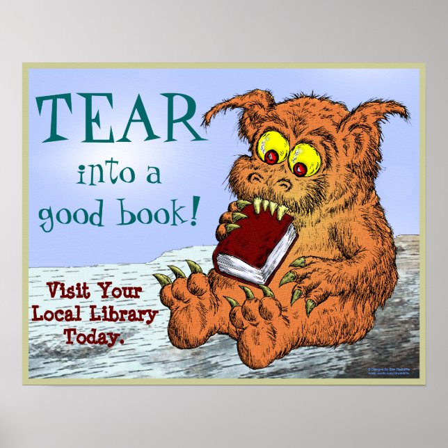 TEAR into a good book! Poster (Front)