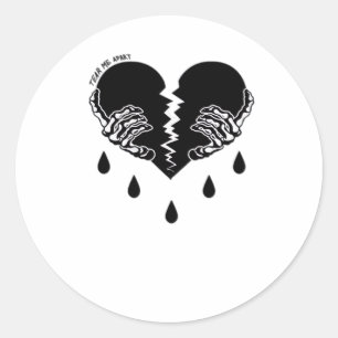 Tear Me Apart Classic Classic Round Sticker