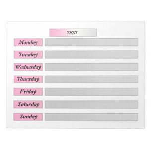 Tear off the calendar, create a notebook with note