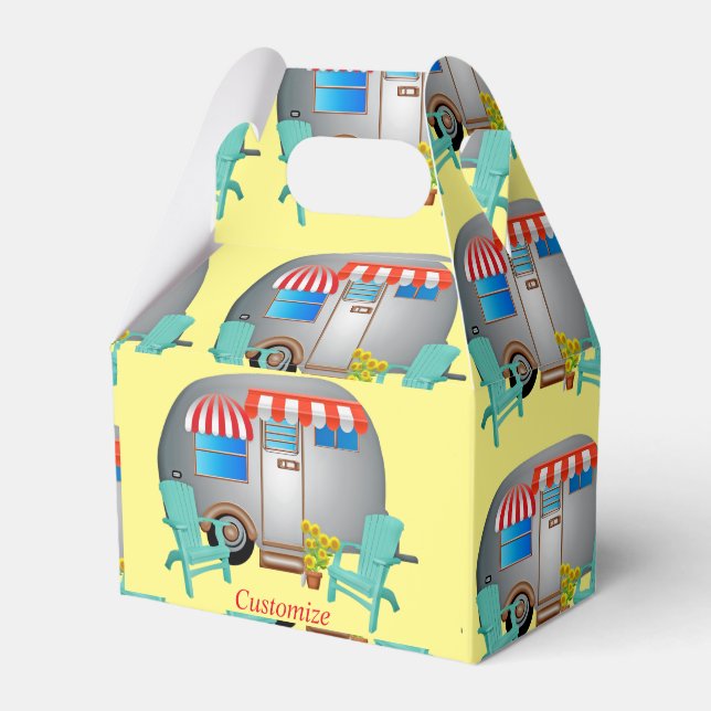 Teardrop Caravan Camper Thunder_Cove  Favor Box (Front Side)