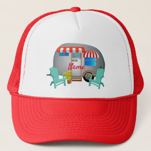 Teardrop Caravan Camper Thunder_Cove Trucker Hat