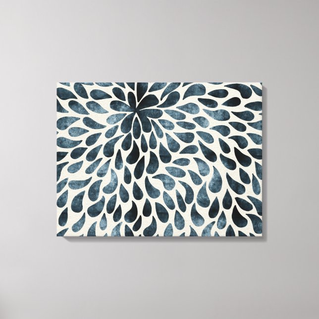 Teardrop Petals Canvas Print (Front)