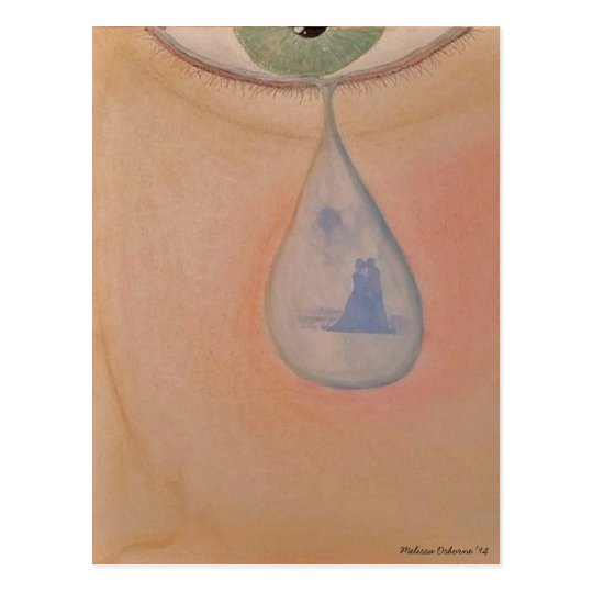 tearful memory postcard