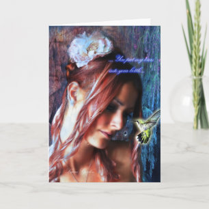 'Tears in a Bottle' Inspirational Card