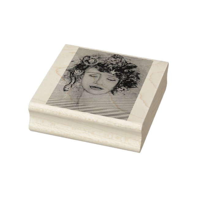 Tears Medusa Fantasy Myth Magic Maureen Girard Rubber Stamp (Stamp)