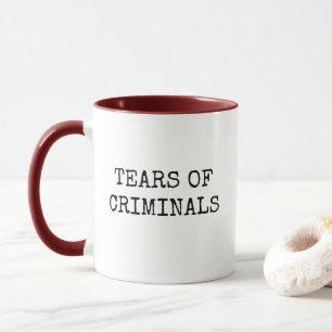 Tears of Criminals Humour Police Mug