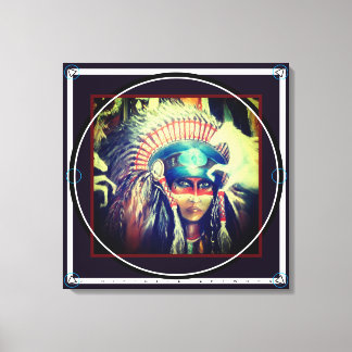 TEARS OF MOURNING - 24"x24"x3/4" Canvas Print