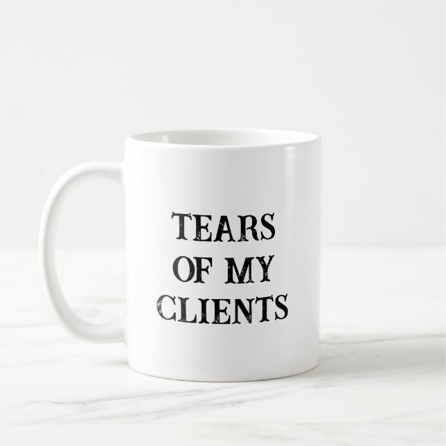 Tears Of My Clients Funny Personal Trainer Gym Coffee Mug (Left)
