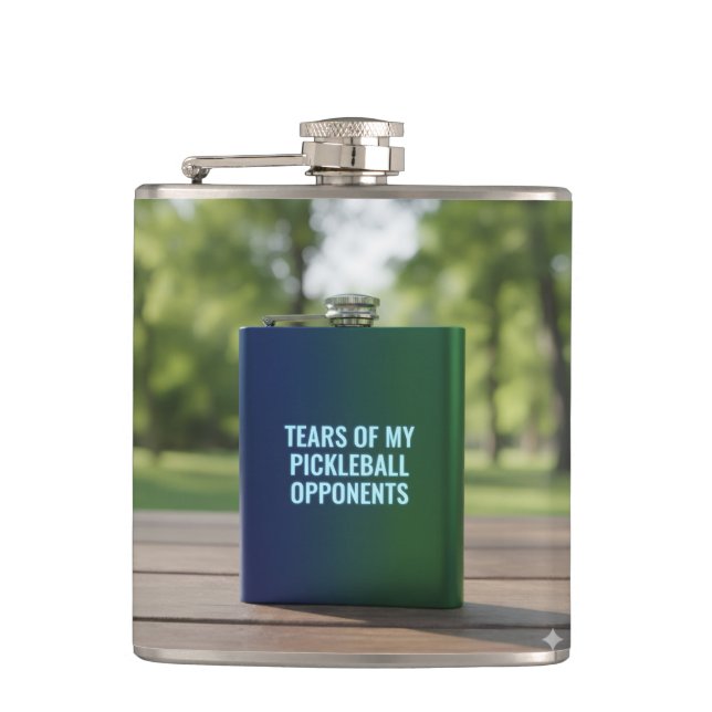 Tears of My Employees HR Boss Funny Flask (Front)