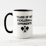 Tears of my Pickleball Funny minimal Pickleball Mug<br><div class="desc">Tears of my Pickleball Funny minimal Pickleball Gift,  Pickleball coffee mug,  Gift for Pickleball player,  Funny Pickleball Gifts, </div>