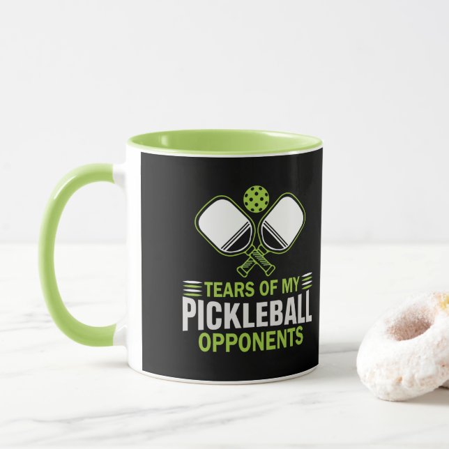 Tears of my Pickleball opponents Mug (With Donut)